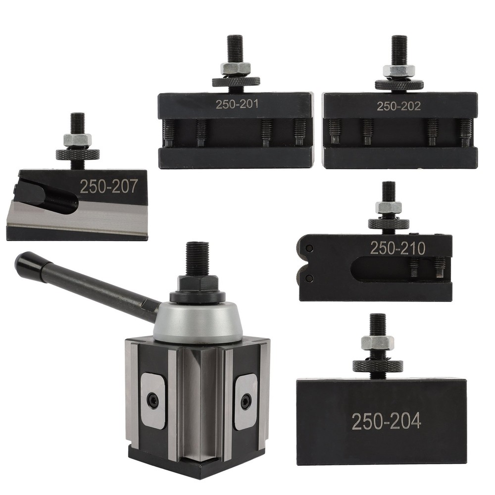 BXA Tool Post Set 250-200 Complete Quick Change System for Lathes