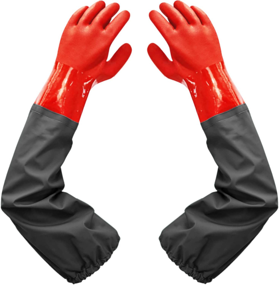 Guantes impermeables de brazo largo
