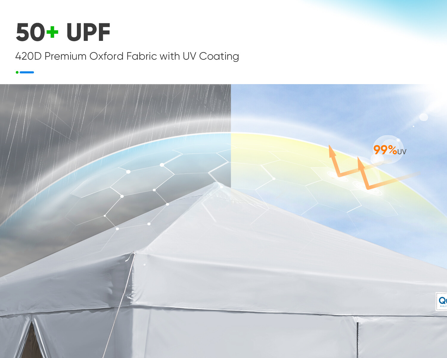 Quictent EZ Pop Up Canopy 10'x10' Outdoor Folding Gazebo Wedding Party Tent US