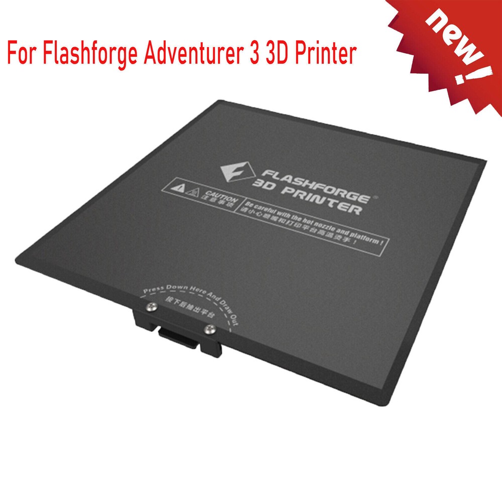 For FlashForge Adventurer 3 3D Printer Build Plate PlatForm Components Parts