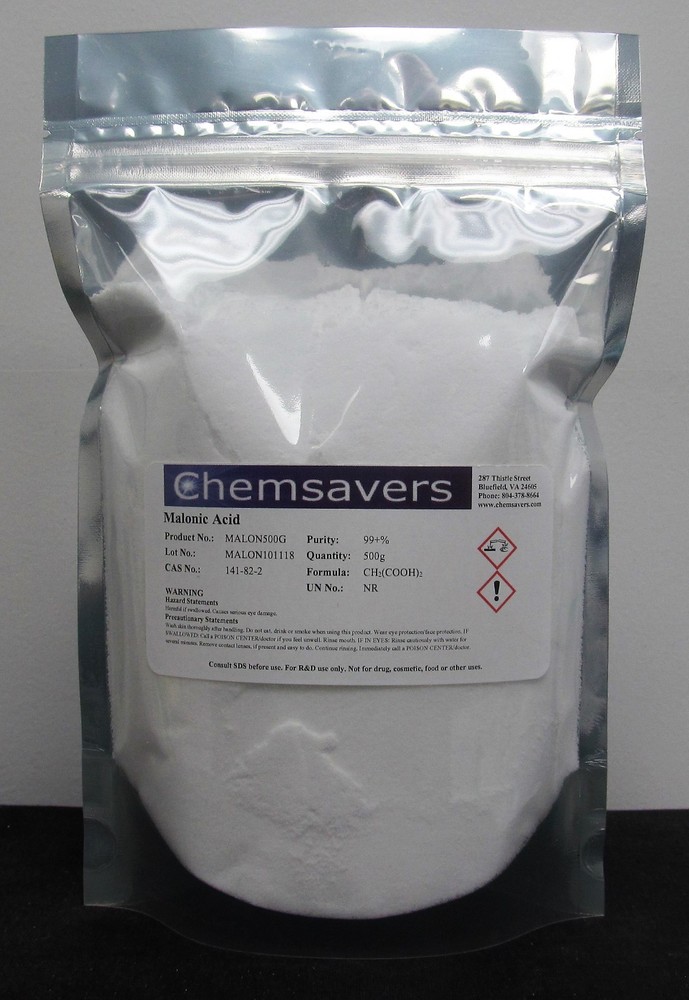 Malonic Acid, 99+%, 500g