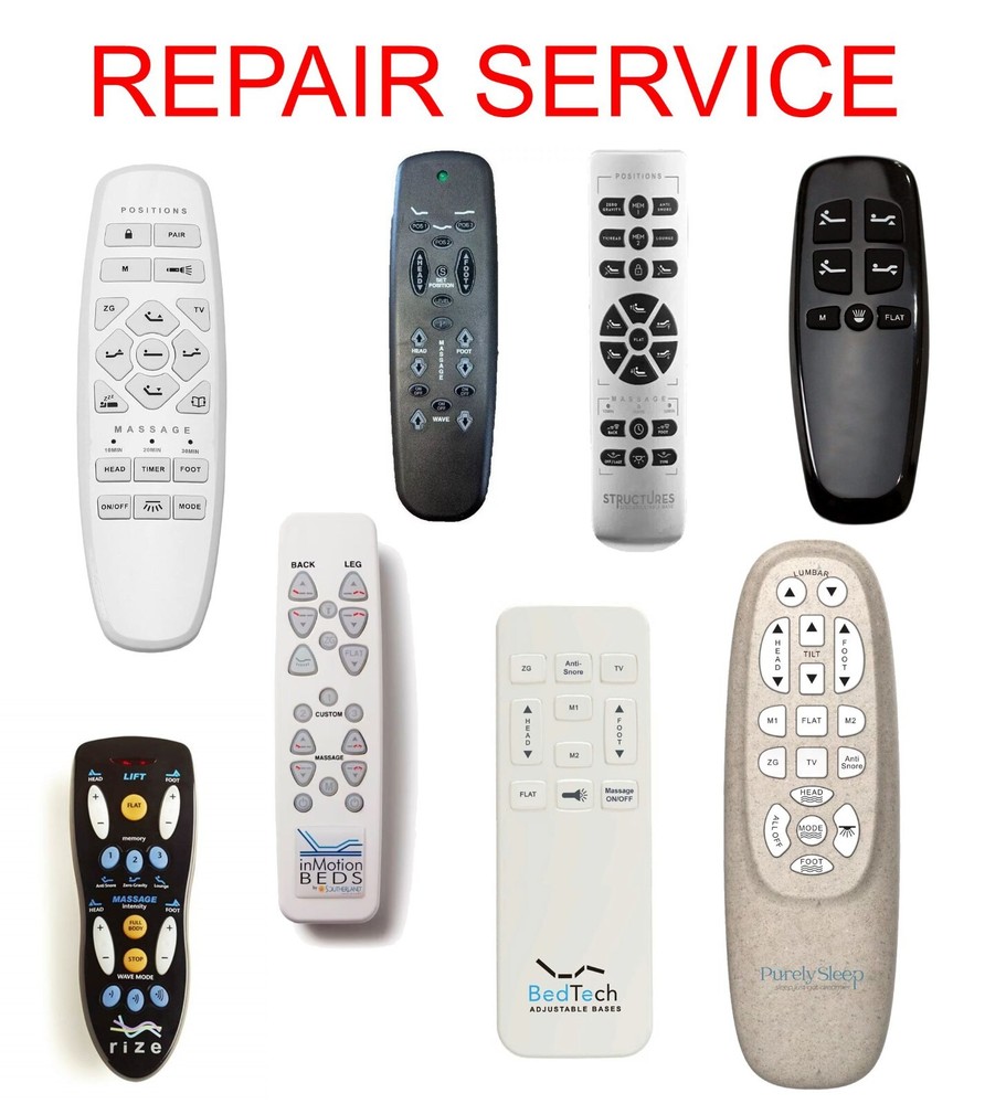 REPAIR SERVICE Adjustable Bed Remote control *ALL MODELS* READ FULL DESCRIPTION