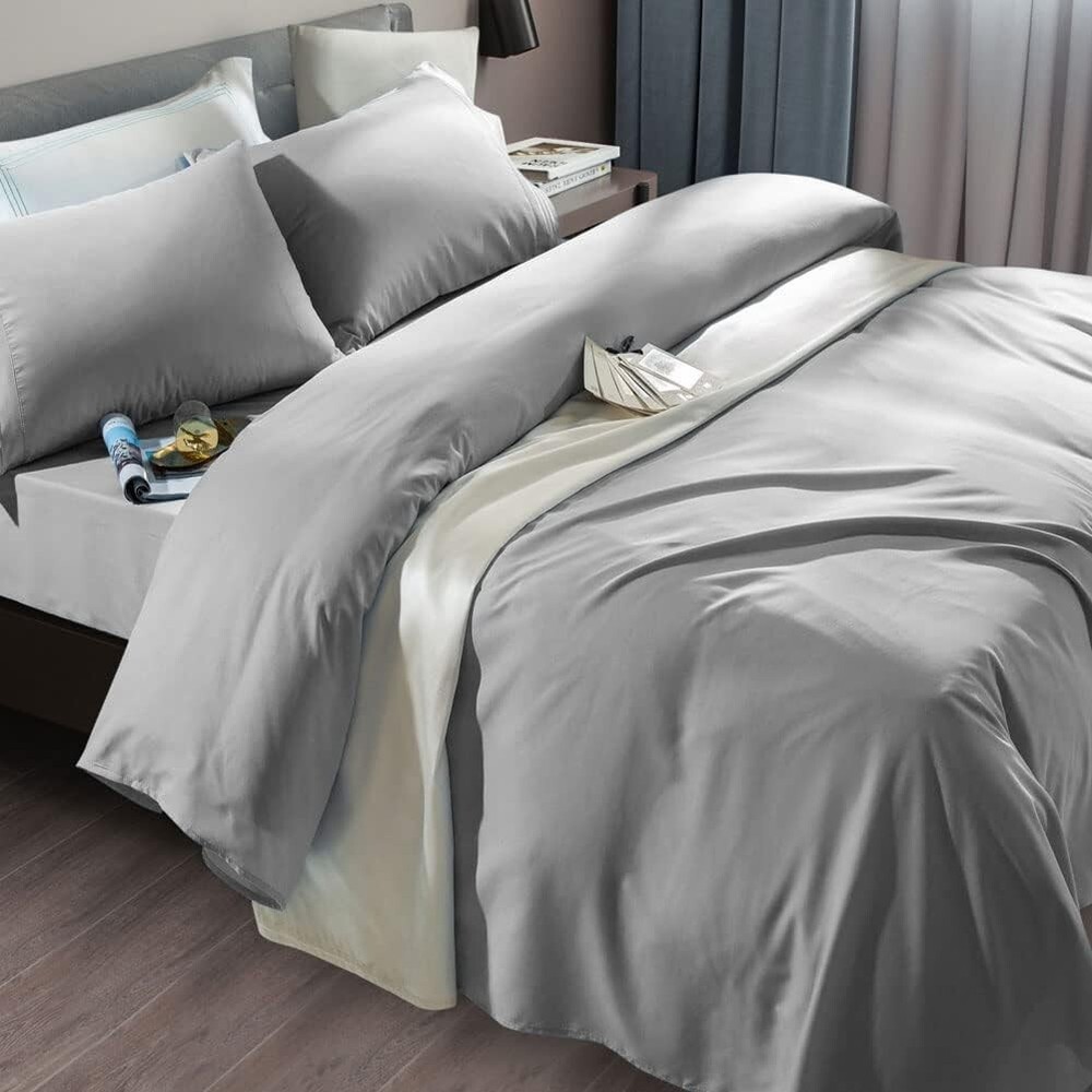 Deep Pocket King Bed Sheet Set - 1800 Thread Count Microfiber, Soft & Stylish