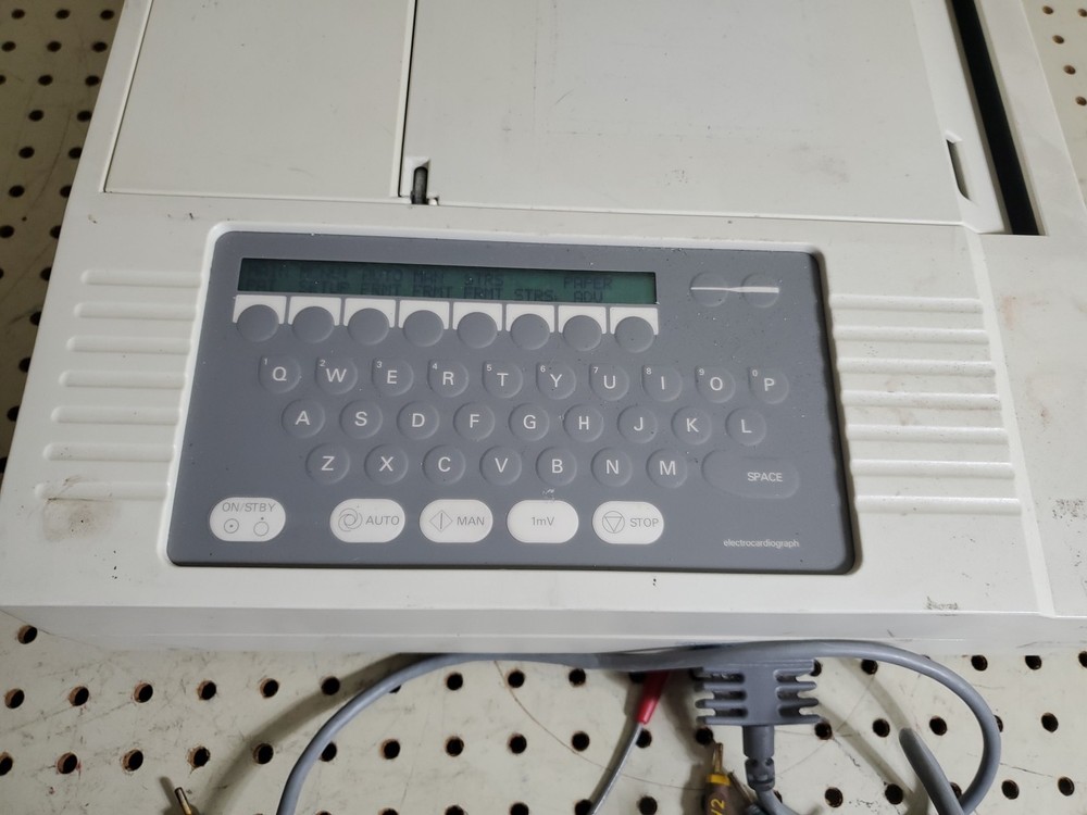 Burdick E350i Interperative Electrocardiograph ECK EKG Machine With Leads 007514