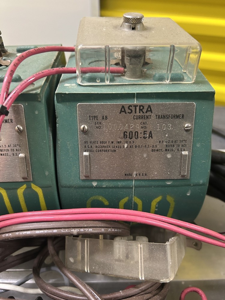 Astra Type AB 1200:5A And 600:5A Current Transformer