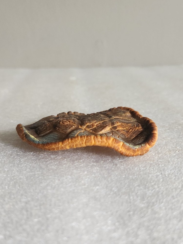 Artificial Rubber Turtle Shell Life-like • 3"×2⅞"