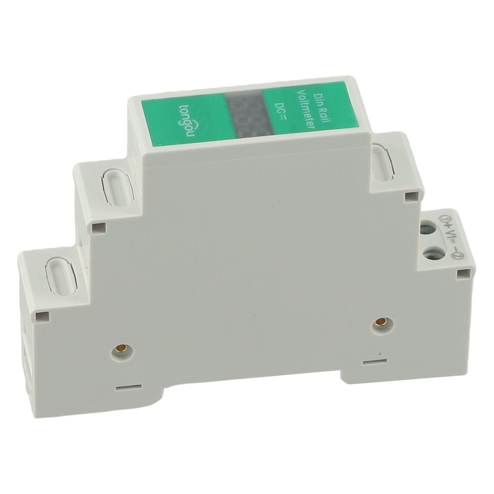 Efficient Voltage Meter for Din Rails LED Display Range from 11 310 Volts