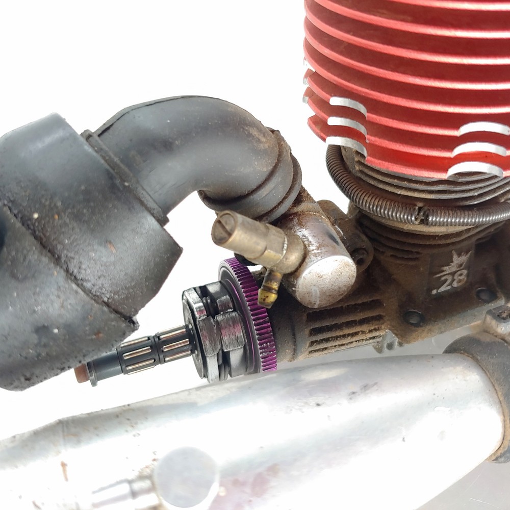 Dynamite Big Red .28 Nitro Engine w/ Exhaust Pipe, Filter & Carb (Used)
