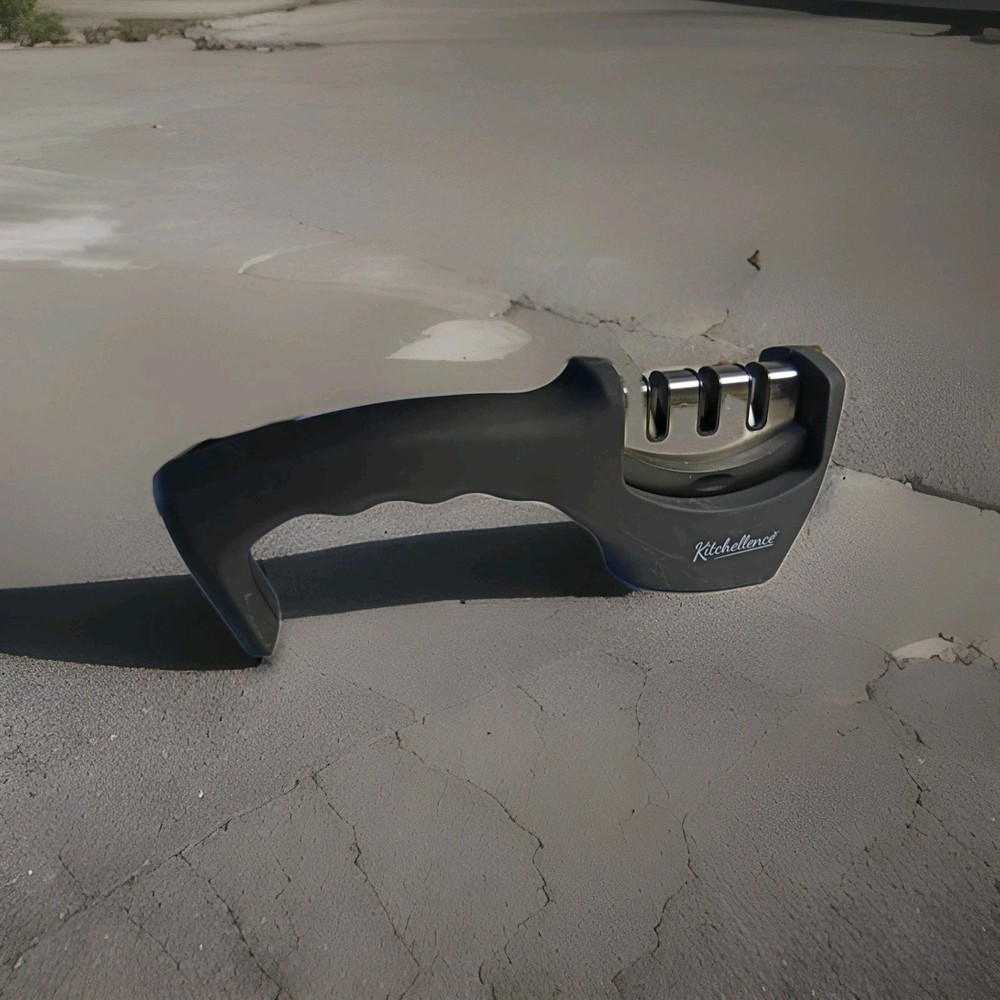 Kitchellence 3-Stage Kitchen Knife Sharpener. Used.