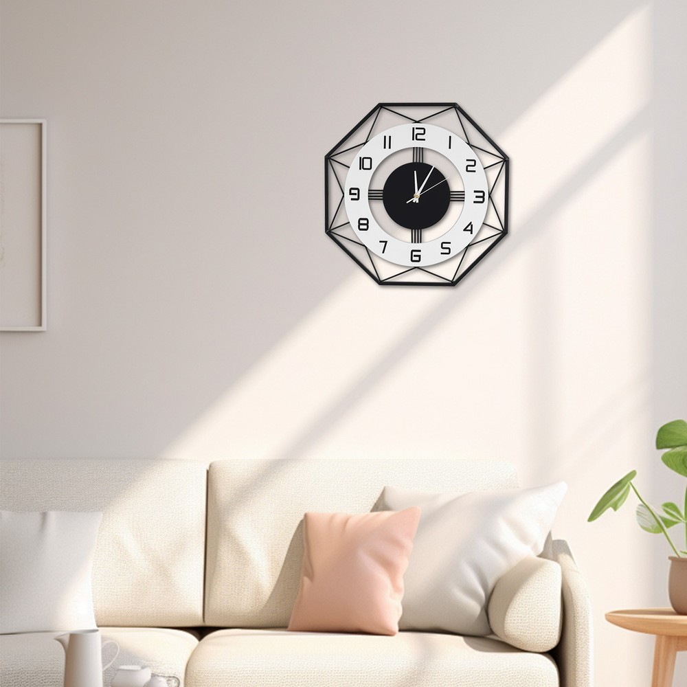 Modern Wall Clock, Decorative Wall Clock, Wall Clock for Home 43X43CM
