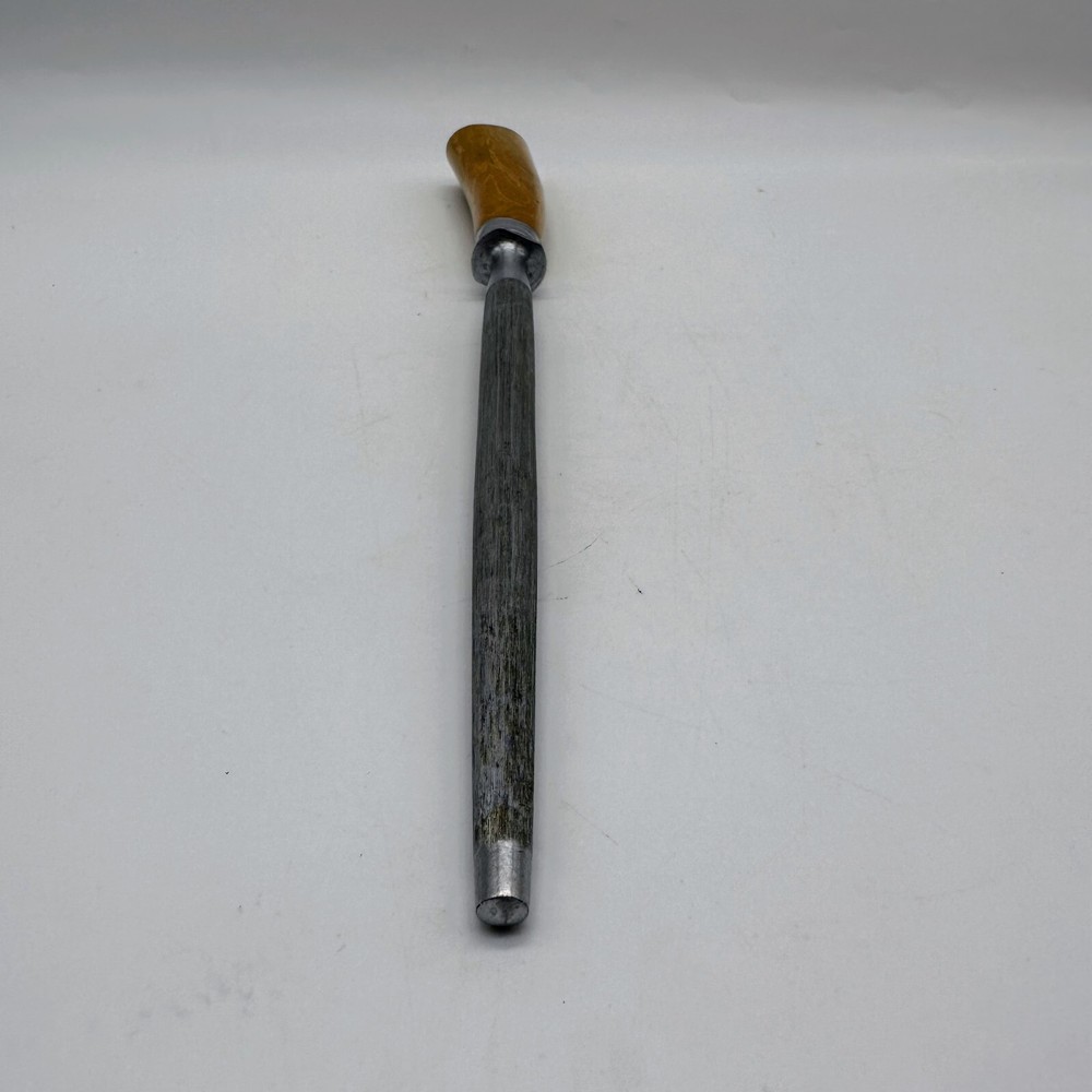 Vintage Butterscotch Bakelite 12 in Knife Sharpener