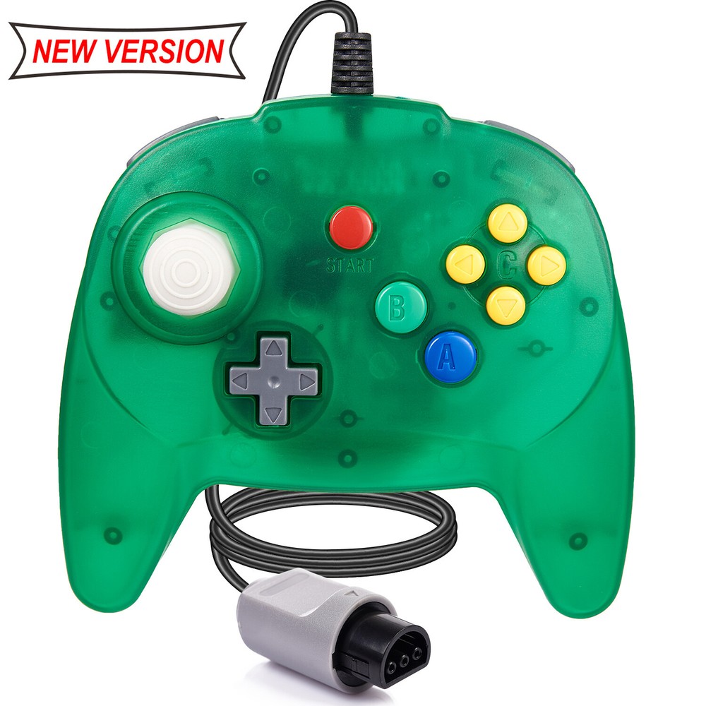 N64 Controller Wired Gamepad Joystick Joypad for 64 Console Video Game+6FT Cable