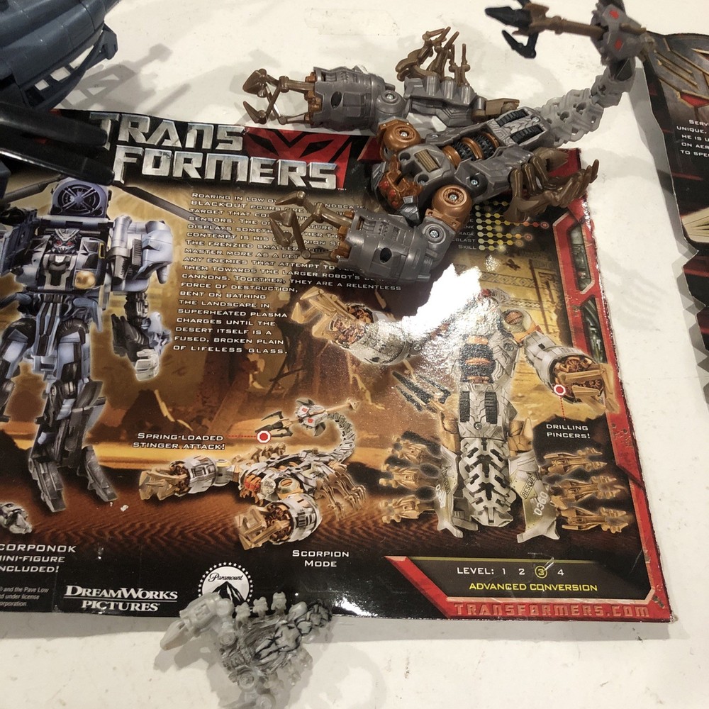 Vintage 2008 Lot 5 Transformers As Is