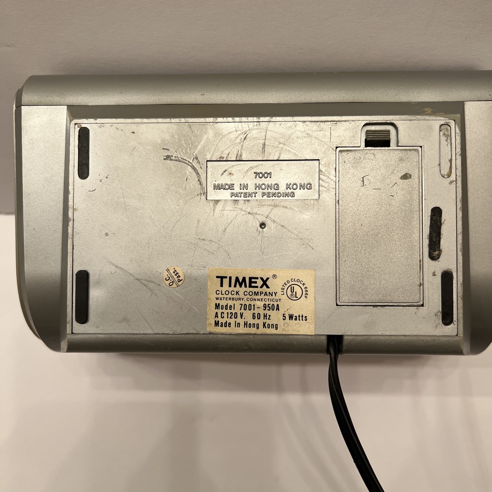 VTG Timex Speak-Easy Talking Alarm Clock LED Display 7001 Flickers AS-IS