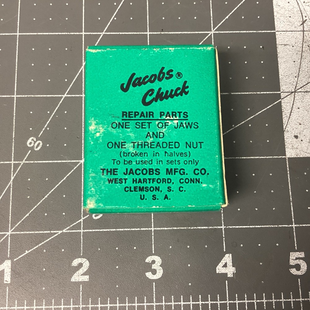 Jacob's U33 Chuck Jaws and Threaded Nut, (LBB27Y)
