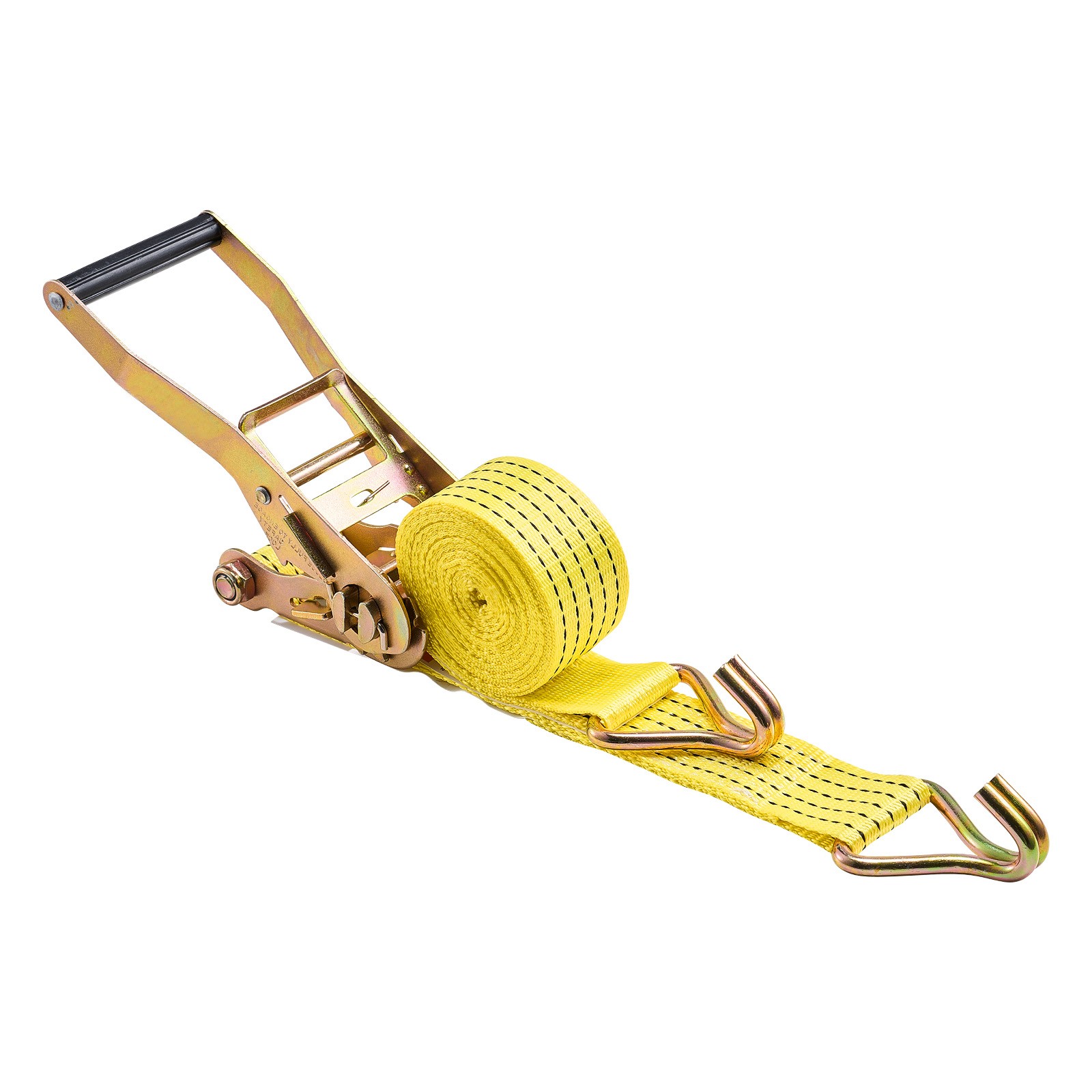 Uimoso 6 Pack Ratchet Straps 2" x 15' with Double J Hooks, 5000 lbs Capacity