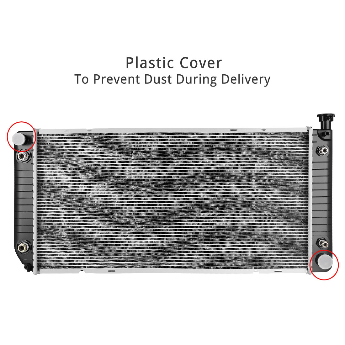 Radiator For 1994-2000 Chevy GMC C/K 1500 2500 3500 Tahoe Yukon W/ 4 Oil Coolers