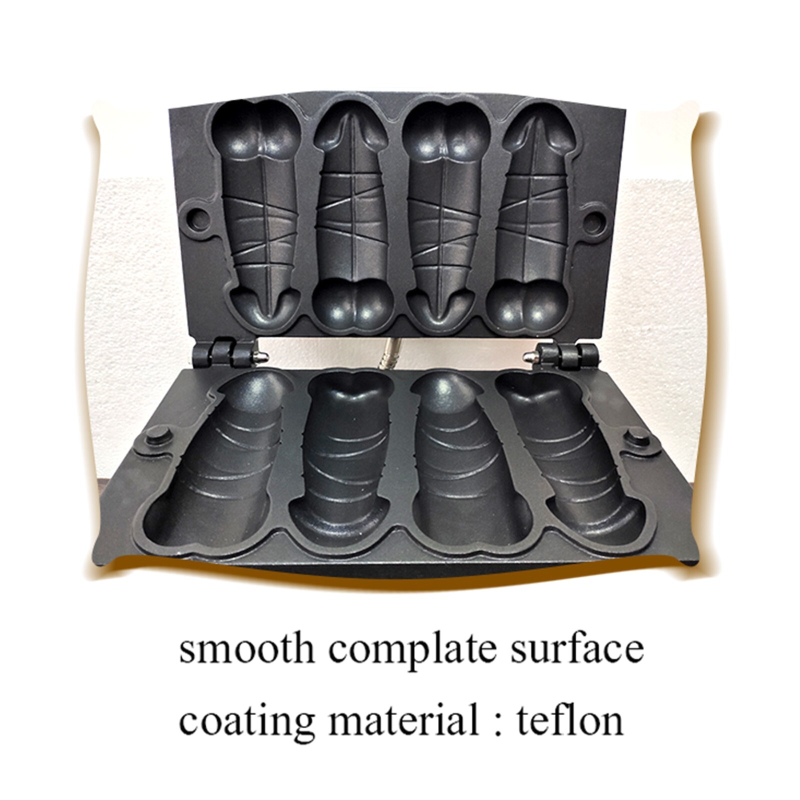 Kolice Commercial Waffle Machine Waffle Iron sticks Maker-Strange Shape,4 Sticks