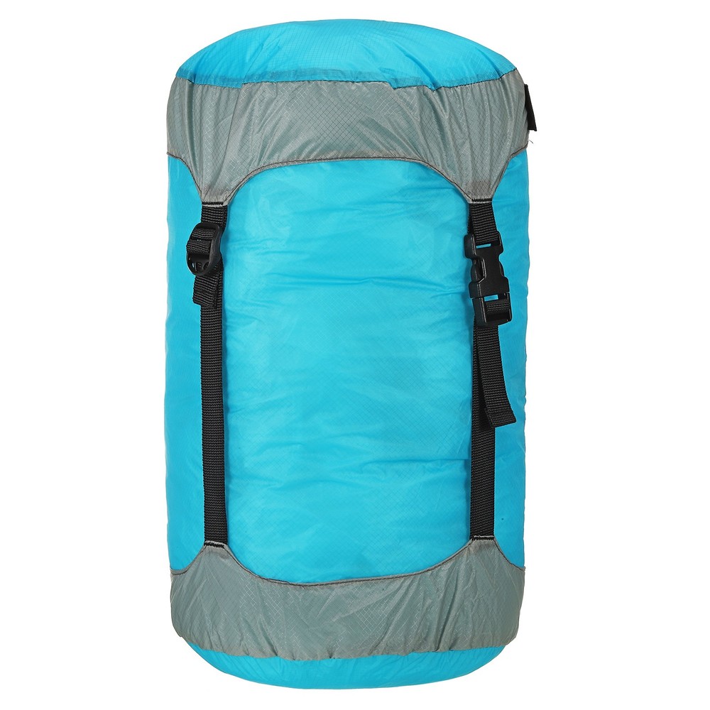 Compression Stuff Sack 14L M Size Waterproof Sleeping Bag Storage Sack Blue