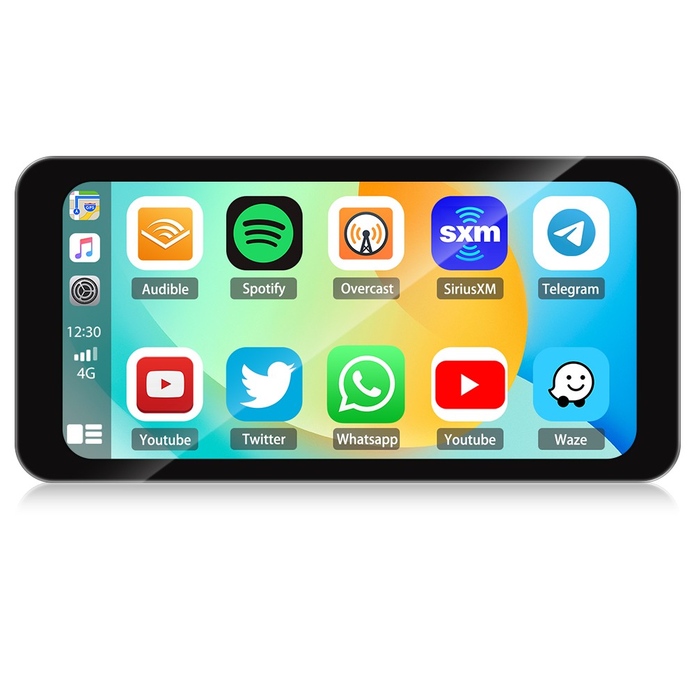 6.3'' Motorcycle GPS Navigation Carplay/Android Auto Waterproof Touch Screen