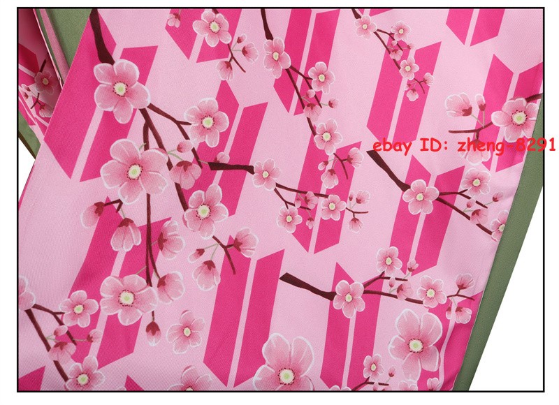 Demon Slayer: Kimetsu no Yaiba Kanroji Mitsuri Halloween Costume Party Dress Set