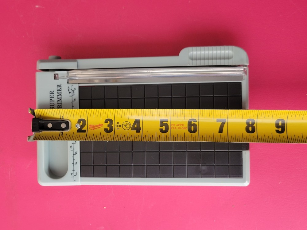 Super Trimmer Mini Paper Trimmer W/ Storage Compartments