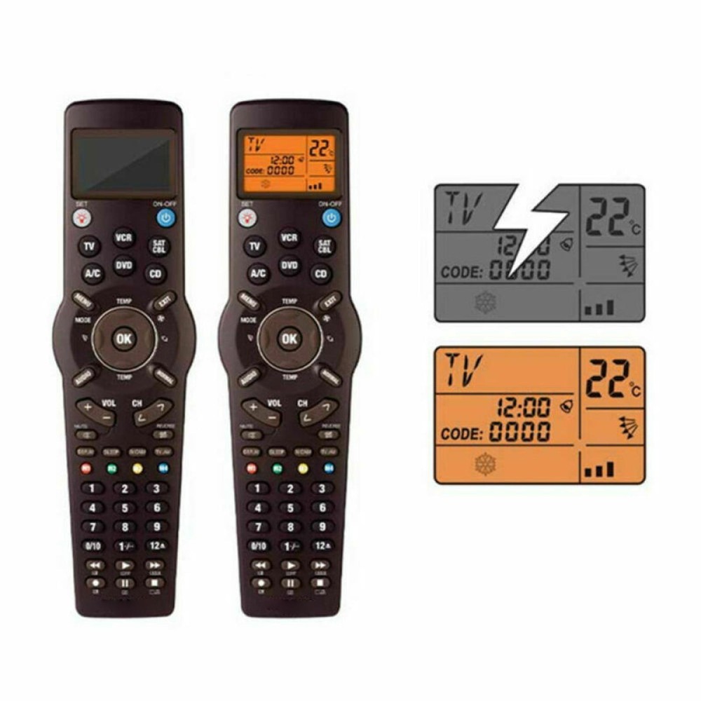 Universal Remote Control IR 6 Nets in 1 Code RM-991For TV SAT DVD CBL CD AC VCR