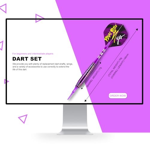 Soft Tip Darts Sets - Soft Tip Darts for Electronic Dartboard Plastic purple