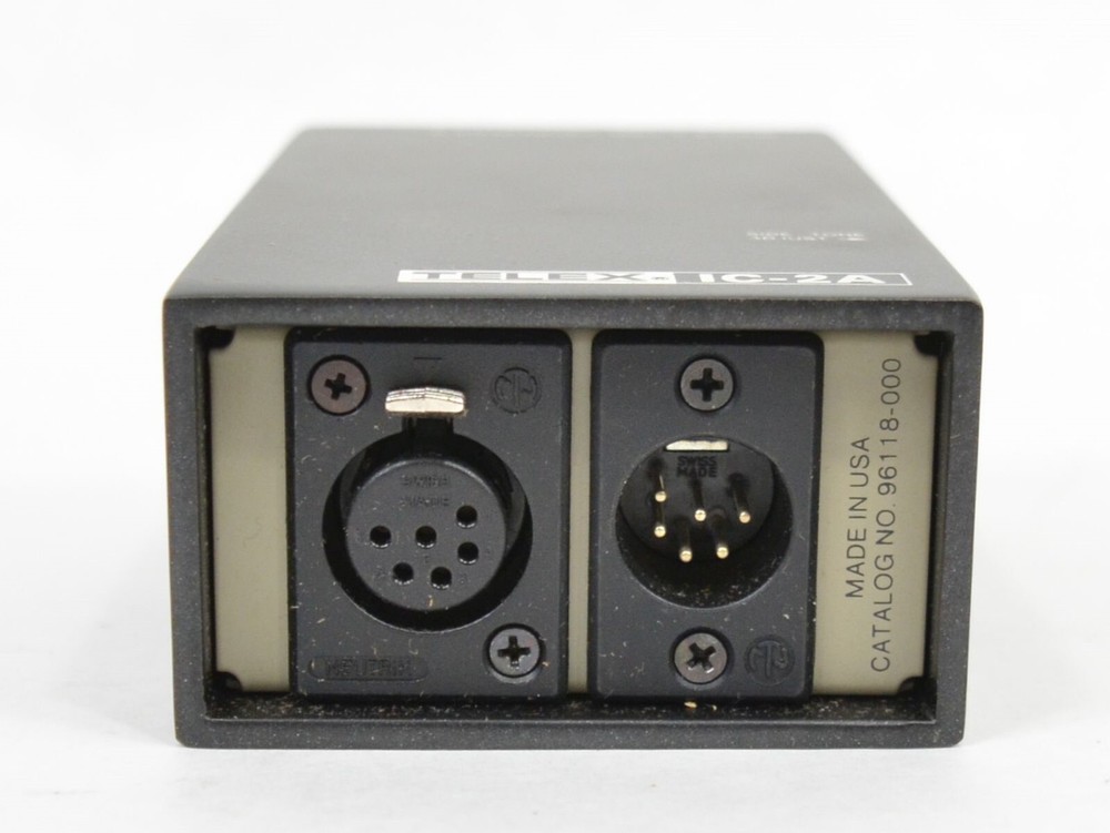 Telex IC-2A 2-Channel Wired Intercom Stereo Belt Pack