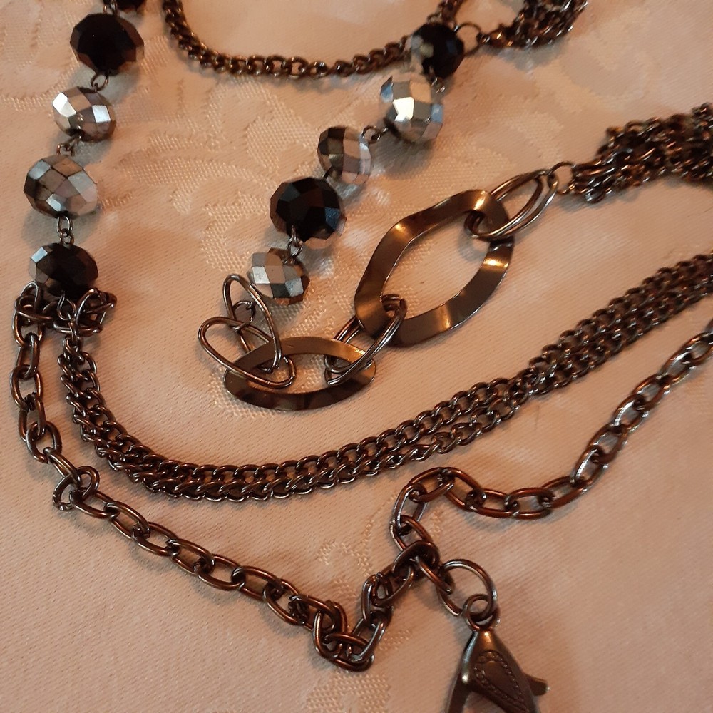 Beading And Chain ID Holder 24" Long
