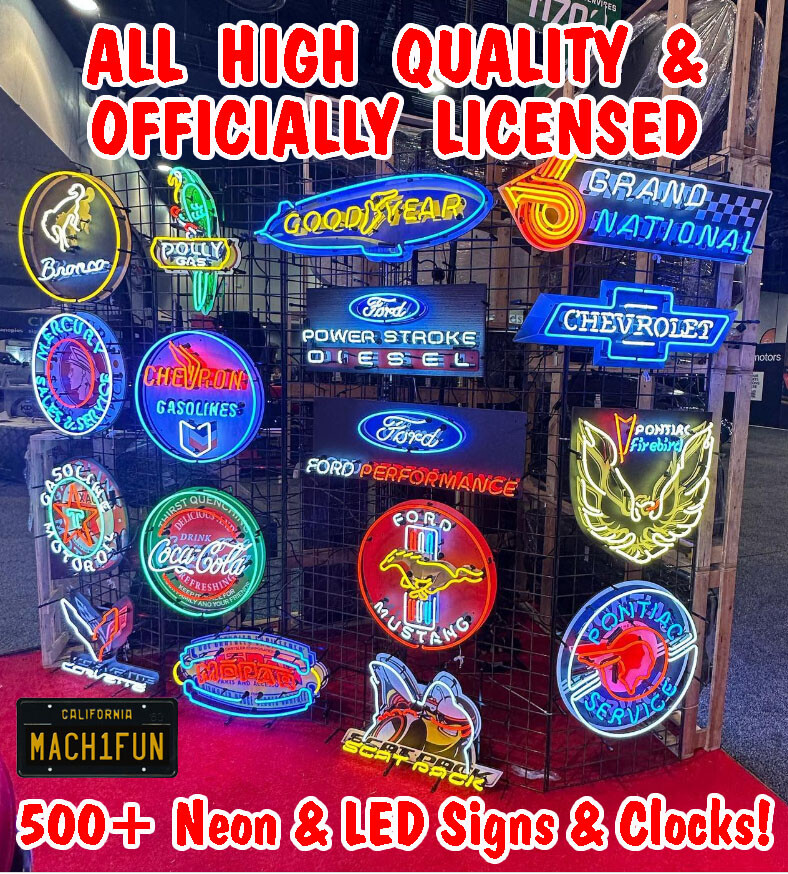 Chevy Impala Junior Neon Sign With Backing 23" 5SMLIM * Free USA Shipping!