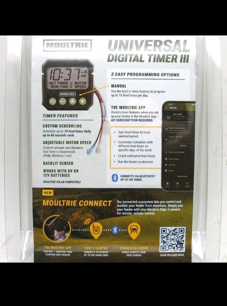 Universal Digital Timer III - Deer Feeder Timer - Digital Timer System