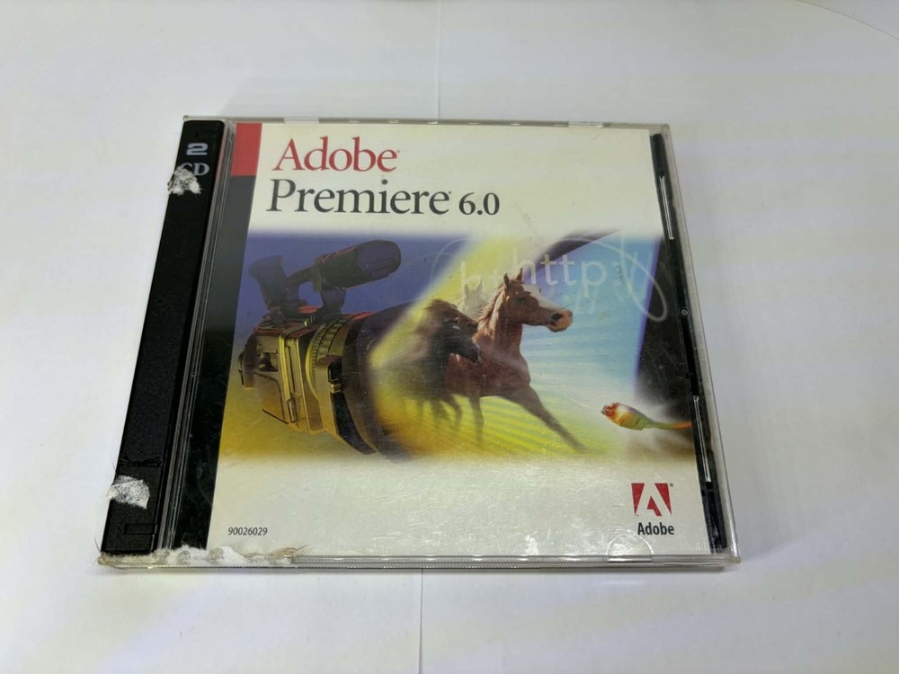 ADOBE PREMIERE 6.0 CD w/ Serial Numbers, Windows/Macintosh