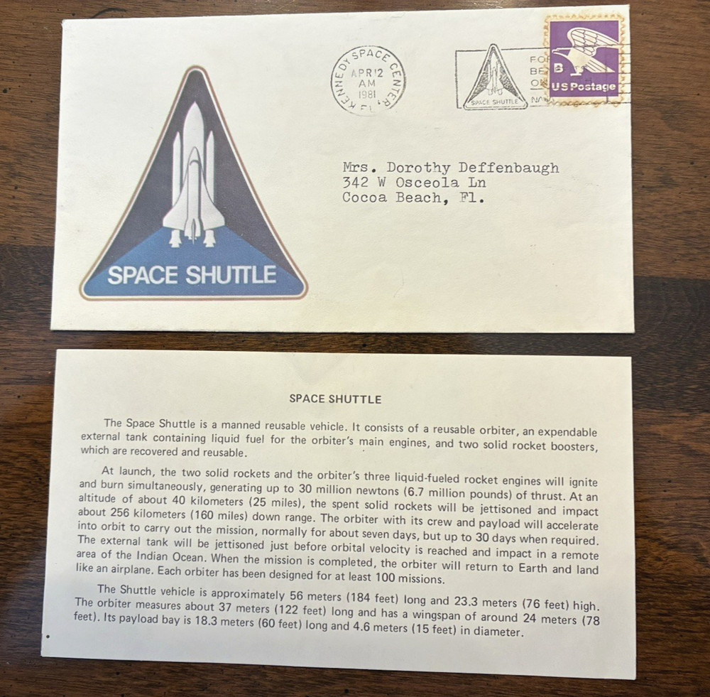 NASA Space Program Items (5) from Challenger Disaster (1986) plus (1) on Shuttle