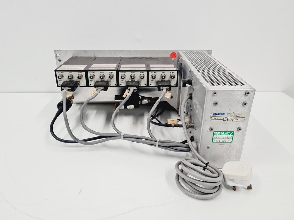 Canberra 7404 Alpha Spectrometer - 4 × 7404-01 Modules