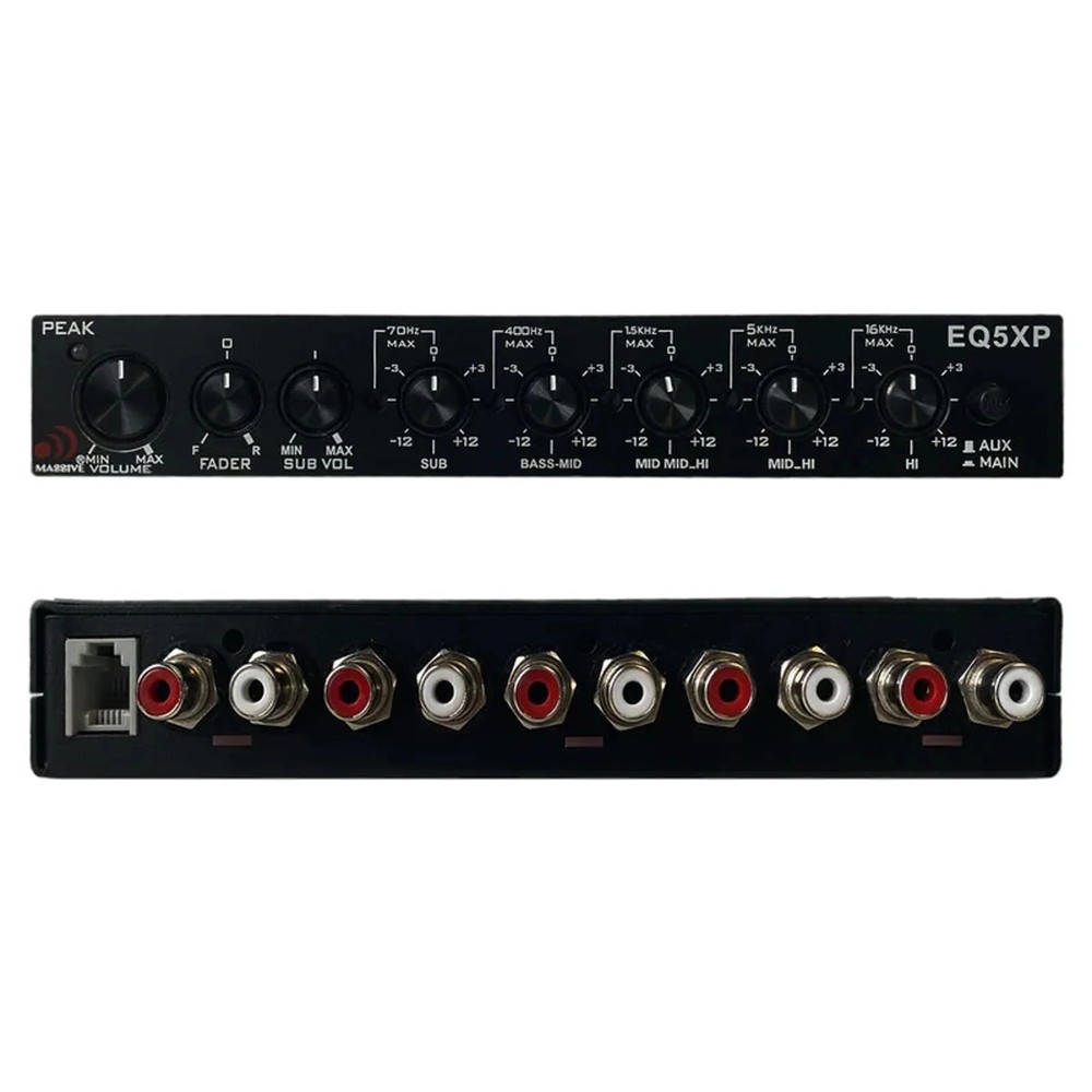 Massive Audio EQ5XP 6-Channel Line Output Converter Equalizer Signal Processor