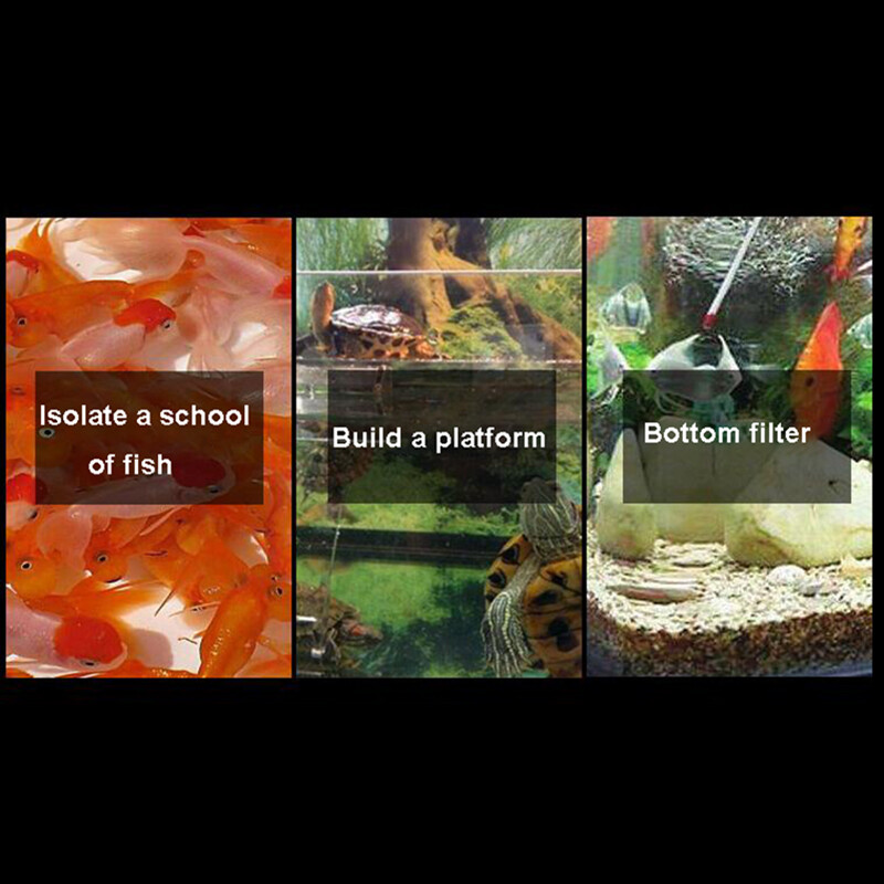 Fish Tank Filter Bottom Grid Egg Crate Isolate Aquarium Divider Tray Isolation