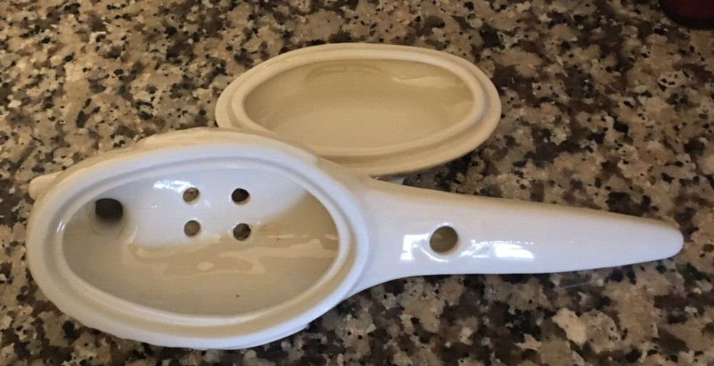 Vintage Incense Holder Burner Ceramic Pheasant Bird 2 pc