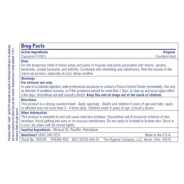 Cramer Red Hot Topical Analgesic 1 Lb