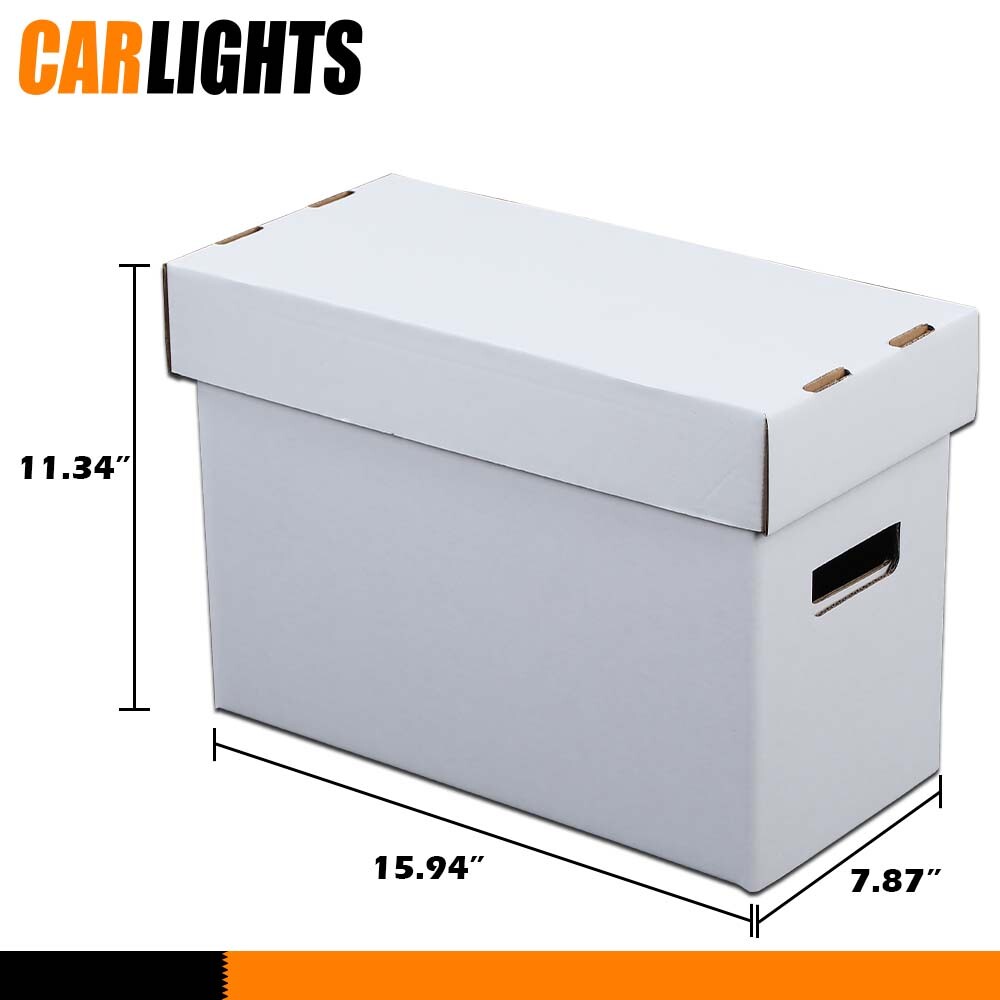 3PCS Short Comic Book Storage Boxes Holds 150 175 Stackable Archival Cardboard