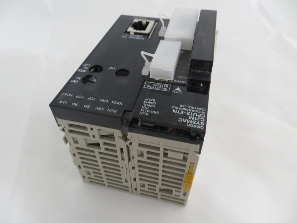 CJ1M-CPU12-ETN CJ1MCPU12ETN Omron Programmable Controller Ver 4.0