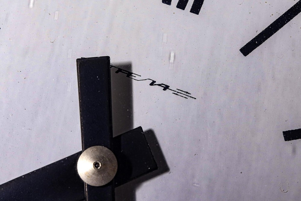 Soviet industrial Clock Large Loft Wall Clock Strela Bunker Interior USSR STRELA