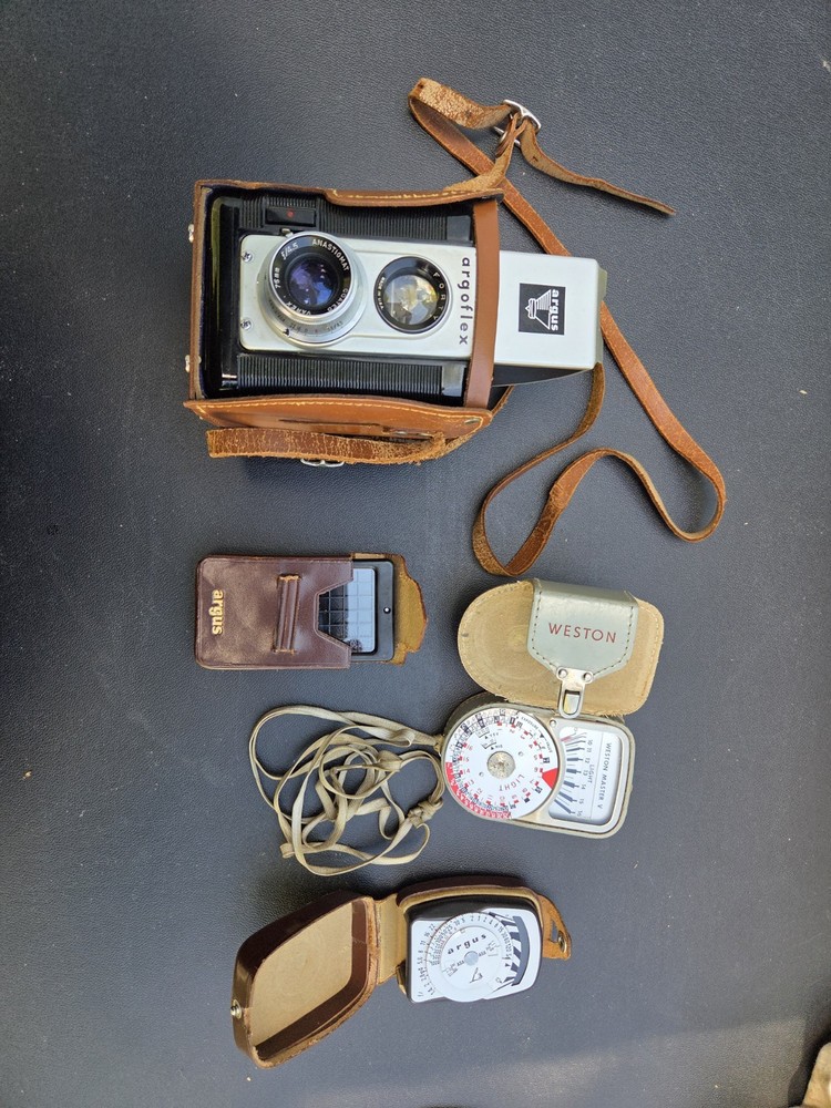 Argus Analog Exposure Meter for Camera with Case