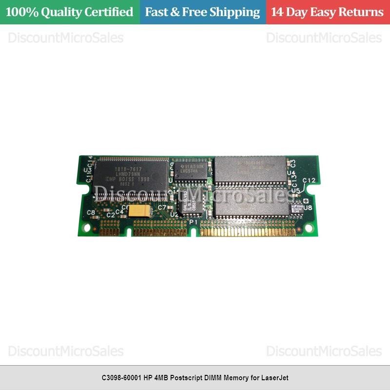 C3098-60001 HP 4MB Postscript DIMM Memory for LaserJet