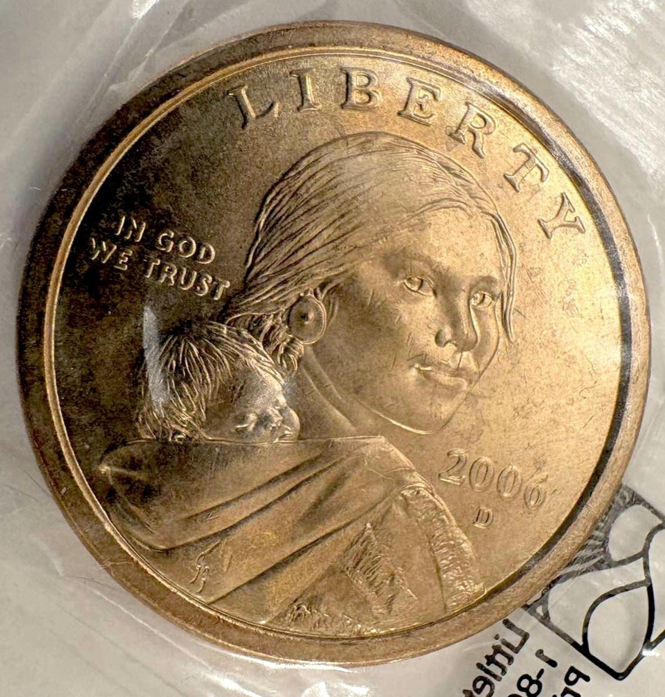 2006-D Sacagawea dollar with minting errors that collectors should notice