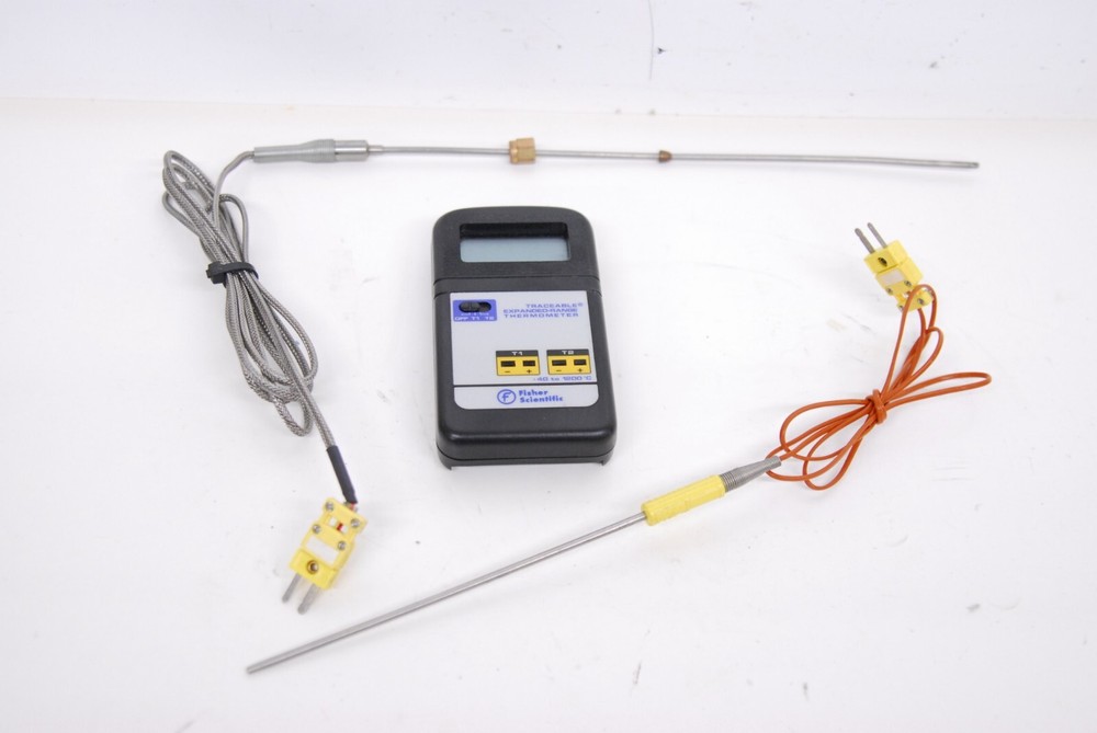 Fisher Scientific 15-077-11 Traceable Expanded-Range Thermometer - TESTED