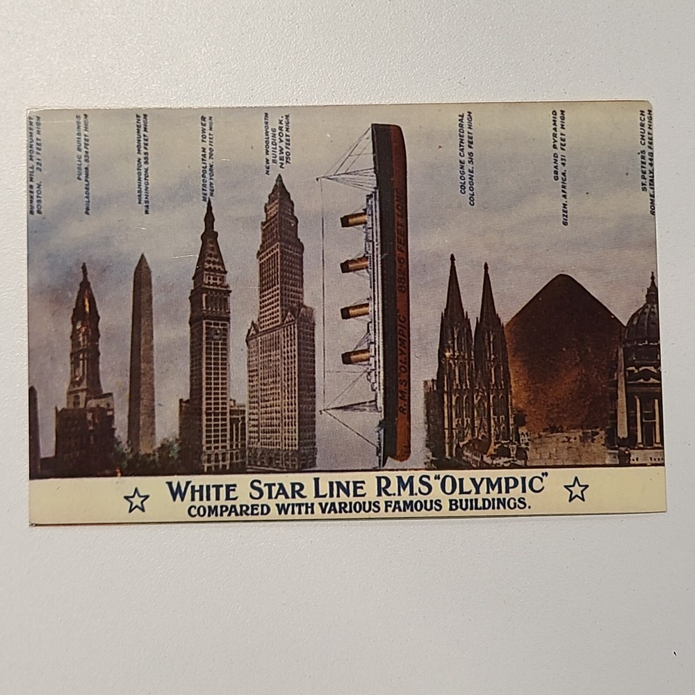 R.M.S. Olymic Postcard