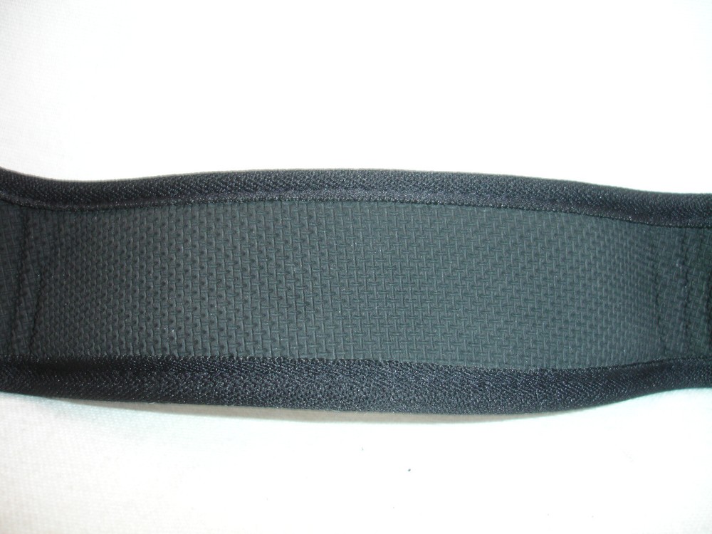 Leica Logo Black Padded Camera Binocular Strap / Neoprene