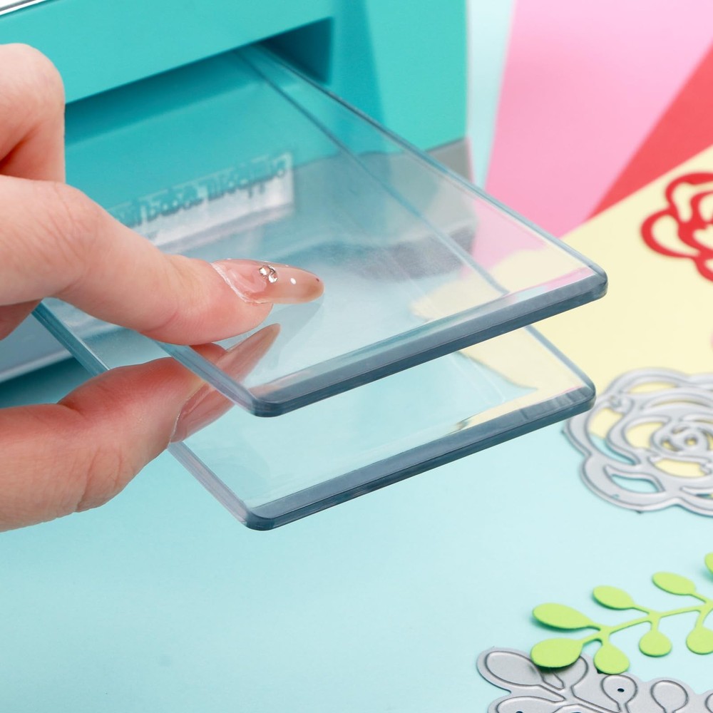 2 Pcs/1 Pair Mini Cutting Pads for Die Cutting Machine； Clear Polycarbonate P...