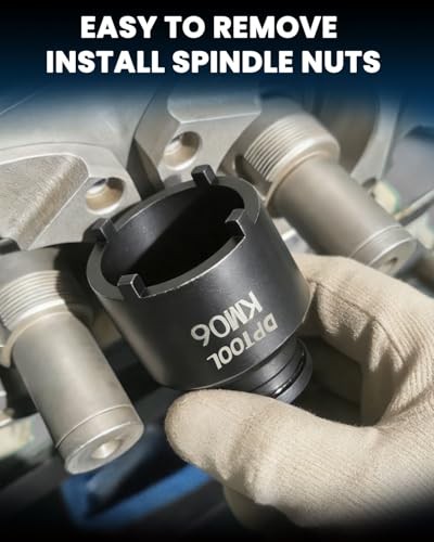 13pc Spindle Nuts Socket Kit Ball Joints Axle Locknut Remove Install Locking